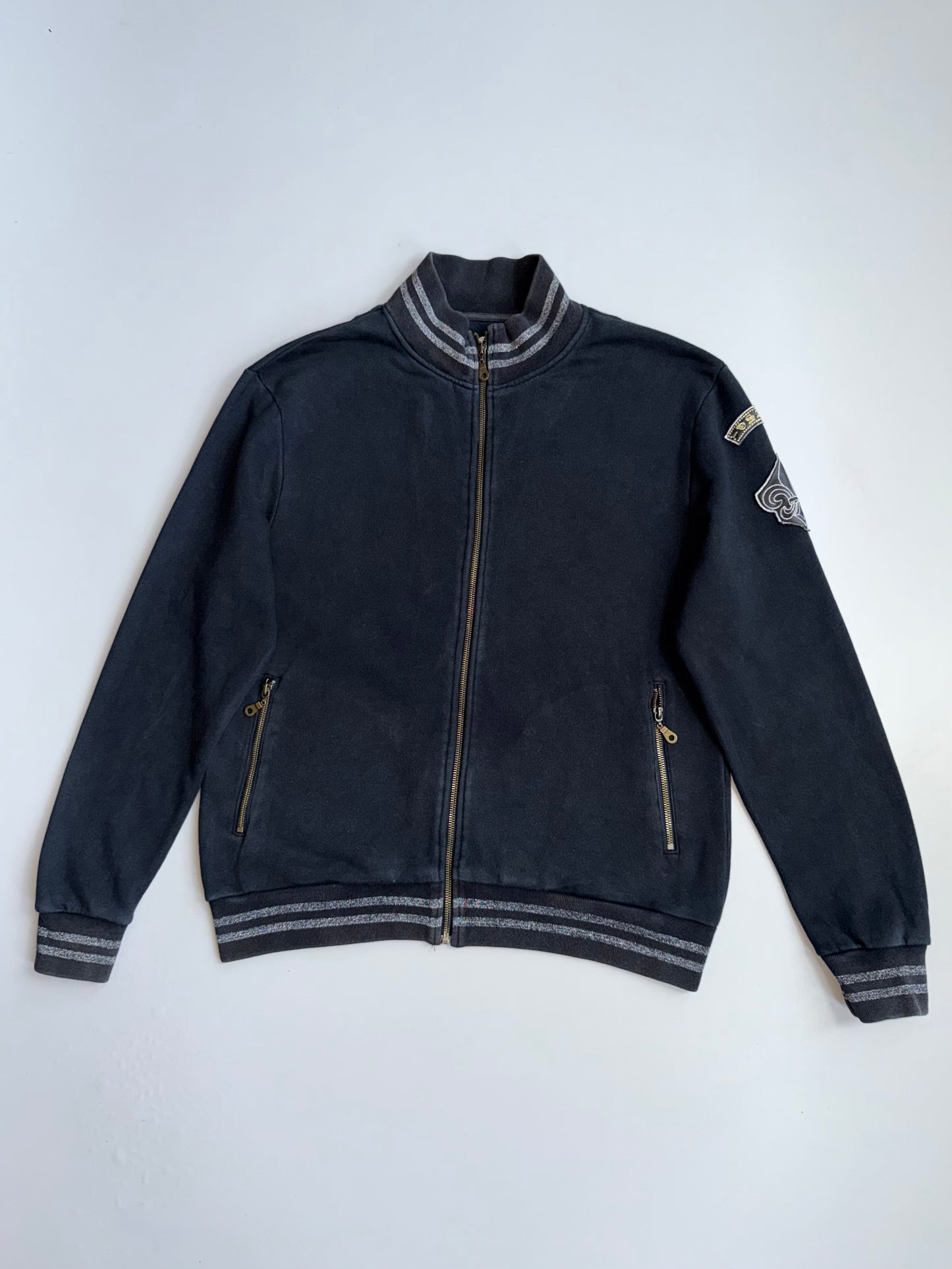 !       Big Train 1989 Rhinestone Skull RARE Jacket (L)