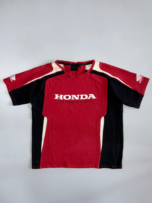 Honda “The Power of Dreams” Official Racing Tee in Red & Black (M)