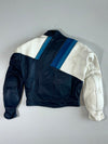 IXS Echt Leder Blue & White Moto Racing Jacket (M)