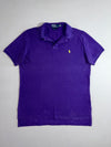 Polo Ralph Lauren Custom Fit Pique Polo – Purple/Yellow Pony (L)