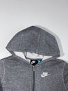 Nike Club Fleece Full Zip Hoodie – Heather Grey (S)