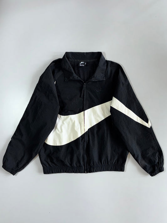 Nike Big Swoosh Black Windbreaker (L/XL)