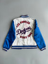LA DODGERS Majestic Cooperstown Satin Varsity Jacket (L)