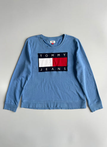 Tommy Jeans Flag Logo Crewneck Sweatshirt (M)