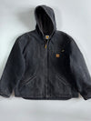 Vintage Carhartt Sandstone Active Premium WIP Hooded Jacket (Fur Inside (2XL)