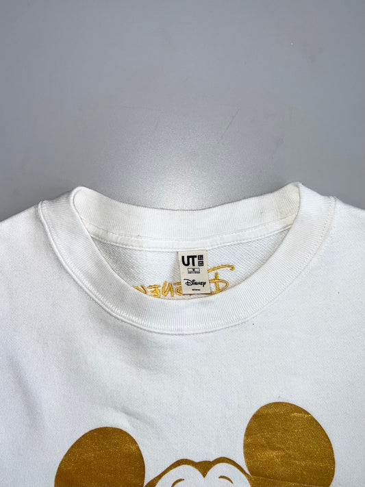 Uniqlo UT x Disney | Gold Mickey Mouse Crewneck Sweatshirt (M)