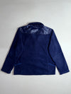 Millet Polar Fleece Full-Zip Jacket – Navy Blue with Nylon Shoulder Panels (XL)