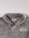 Fila Grey Plush Fleece Shawl Collar Pullover (XL)