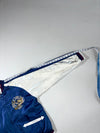 Vintage Jake Navy White Satin Souvenir Bomber Jacket Embroidered (S)