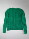 Ralph Lauren Sport Cable Knit Cardigan – Kelly Green with Purple Pony Women’s (S/M)