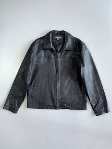 Vintage Hang Ten Premium Leather Jacket (L)