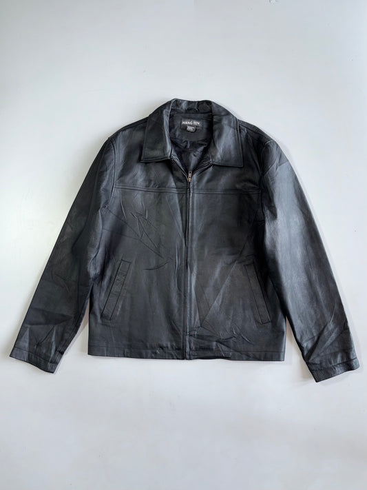 Vintage Hang Ten Premium Leather Jacket (L)