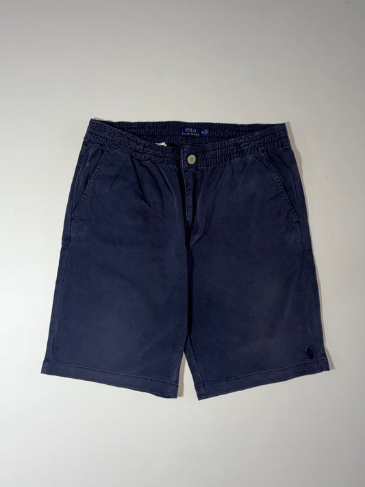 Polo Ralph Lauren Navy Elastic Waist Chino Shorts (W:34) (L:21)