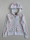 Roots Canada All-Over Rainbow Beaver Logo Zip Hoodie(S)