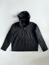 Polo Ralph Lauren Black Fleece-Collar (Hidden Cap) Jacket (XL)