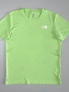 The North Face Lime Green Logo Performance T-Shirt(XS)