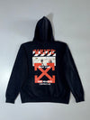Off-White c/o Virgil Abloh 2019 Diagonal Spellout Black Hoodie (L)