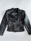 Les Vetements De Cuir Originaux Vintage Moto Jacket (S/M)