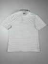 Under Armour Playoff Polo (White/Black Stripe)(2XL)