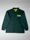 Adidas Three Stripes Est. 1949 Coach Jacket Green Yellow  (XL)