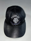 Vintage Pontiac Chief of the Sixes Embroidered Black Leather Cap (Adjustable)