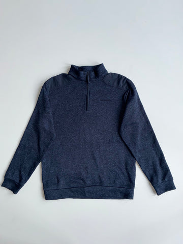Blackyak | Navy Heather Quarter-Zip Fleece Pullover | (M)
