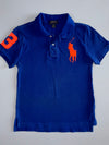Polo Ralph Lauren Big Pony Short Sleeve Polo — Royal Blue/Orange (XS)