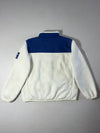 Vintage Descente White Blue Fleece Zip-Up Jacket (L)