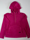 The North Face Women’s Pink Half-Zip Pullover Fleece Hoodie (S/M)