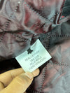 Eagle Square Black Leather Café Racer Jacket (M)