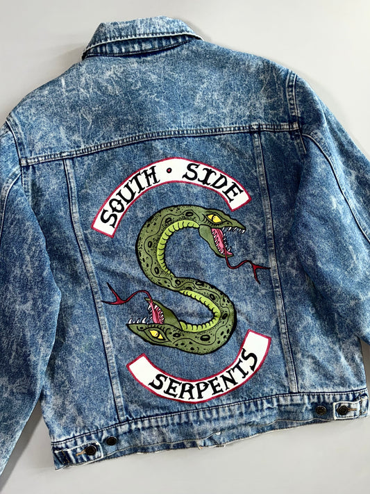 Wrangler Hero South side serpents Denim Jacket (L)