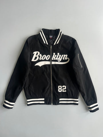 Cast Caco Street | “Brooklyn” Varsity Bomber Jacket (S)
