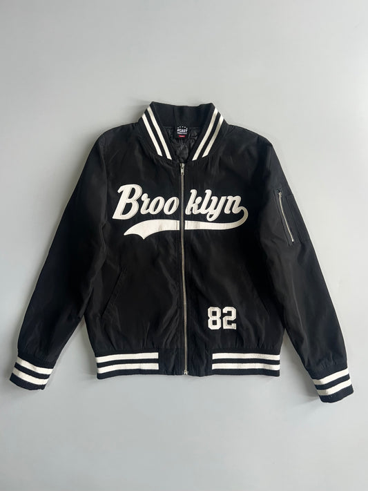 Cast Caco Street | “Brooklyn” Varsity Bomber Jacket (S)