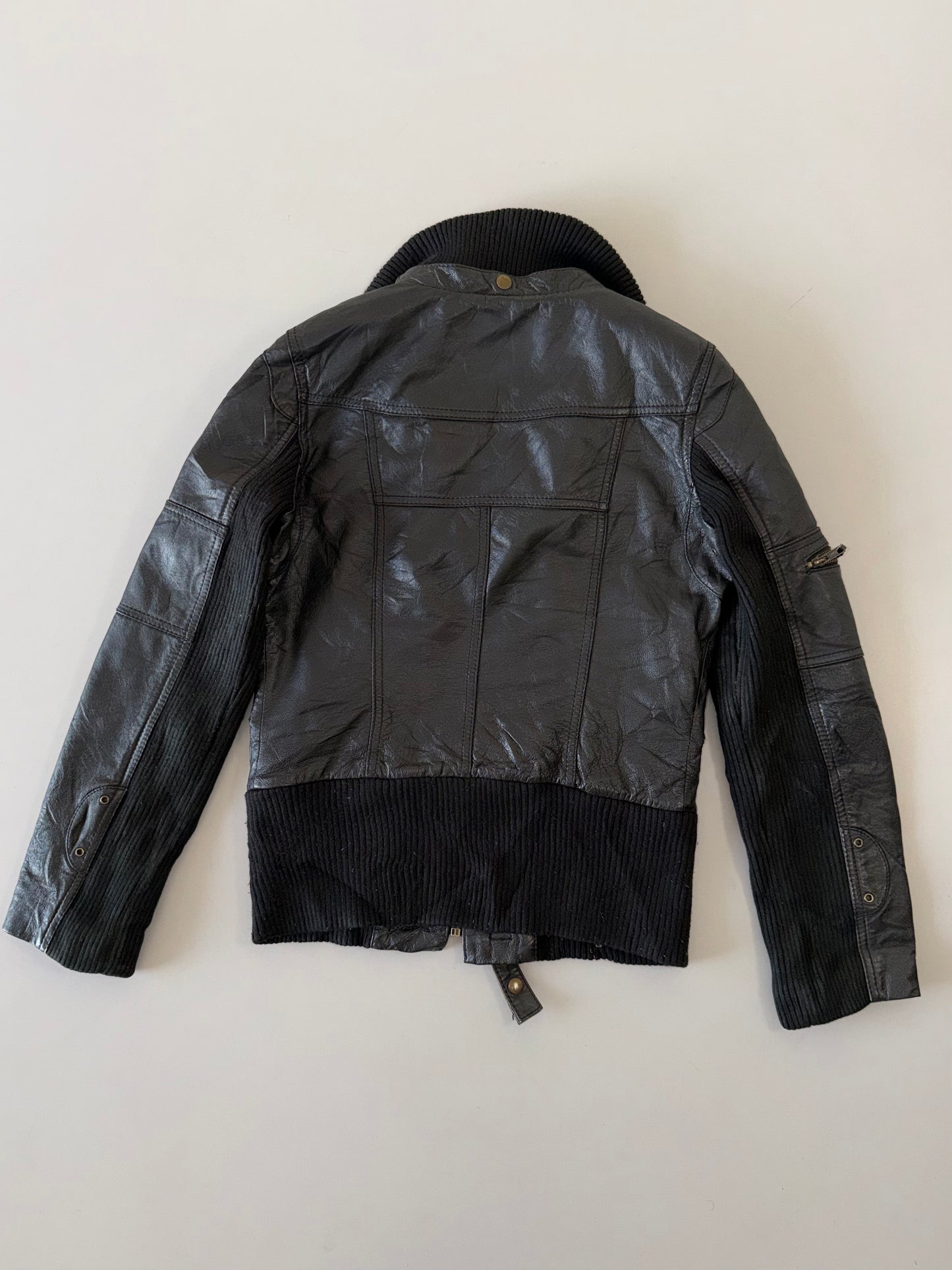!                                                                                                                                                                                                                       Only Original Leather Jacket (RARE) (S)
