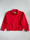 Vintage Bossini Harrington Jacket Red Cotton Casual Wear(M)