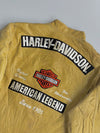 Harley Davidson | Leather  Jacket Mustard Yellow (L)