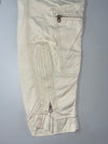 Ralph Lauren Y2K Cream Multi-Zip Utility Cargo Pants (W:30) )L:41)