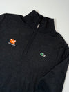 Lacoste Sport “The Dutch” Golf Quarter-Zip Knit Sweater – Black (M)