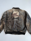 ZRare Vintage 90s Planet Hollywood Genuine Leather Bomber (L/XL)