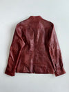 Vintage Genuine Leather Café Racer Jacket (S)