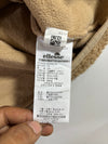 Ellesse Heritage Sherpa Cardigan  Tan Collarless Fleece, Zip-Up (XL)