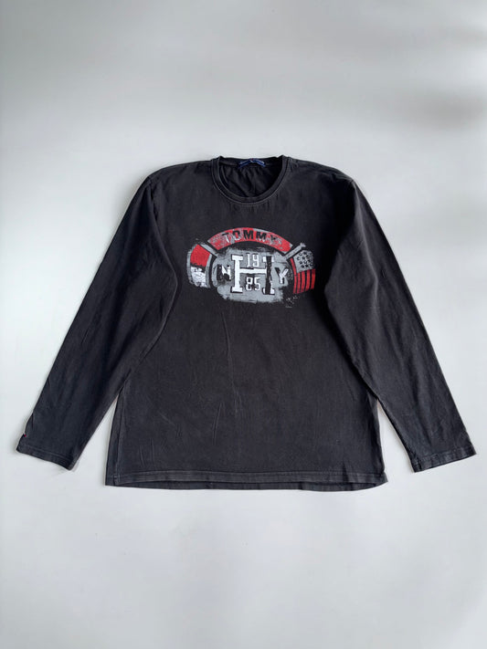 Tommy Hilfiger NYC 1985 Original Graphic Printed T-Shirt (L)