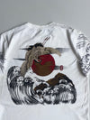 Japanese Wave Print Graphic T-Shirt (2XL)