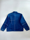 Vintage Adidas Reversible Indigo Denim & Navy Linen Coach Jacket (Xl)