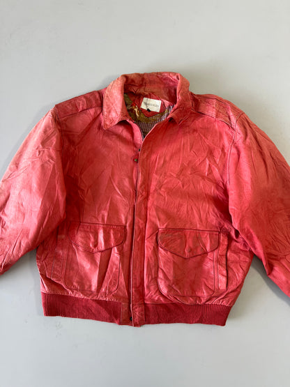 !                                                               Charles Klein Original sued Leather Jacket (L/XL)