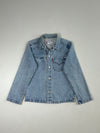 Vintage Shuagma Light Wash Snap Button Denim Jacket (S)