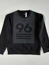 Adidas | Black "96" Graphic Sweatshirt |(S)