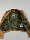 Vintage Gipsy Tan Leather Cafe Racer Jacket Women’s (M)
