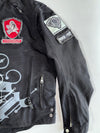 Power Trip “Less Brake More Throttle” Moto Jacket — Heavy Patch Work With Detachable Arm (XL)