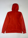 Evisu Jeans Rust Orange Full-Zip Hoodie – Denim-Lined Hood (S)